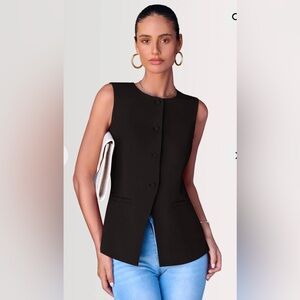 PRETTYGARDEN Women's Suit Vest Top NWT